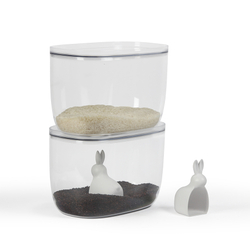 Контейнер с мерной ложкой 7л Qualy Bella Bunny