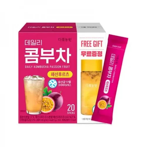 Danongwon Daily Kombucha Passion Fruit Комбуча со вкусом маракуйи (20 шт по 5 гр)