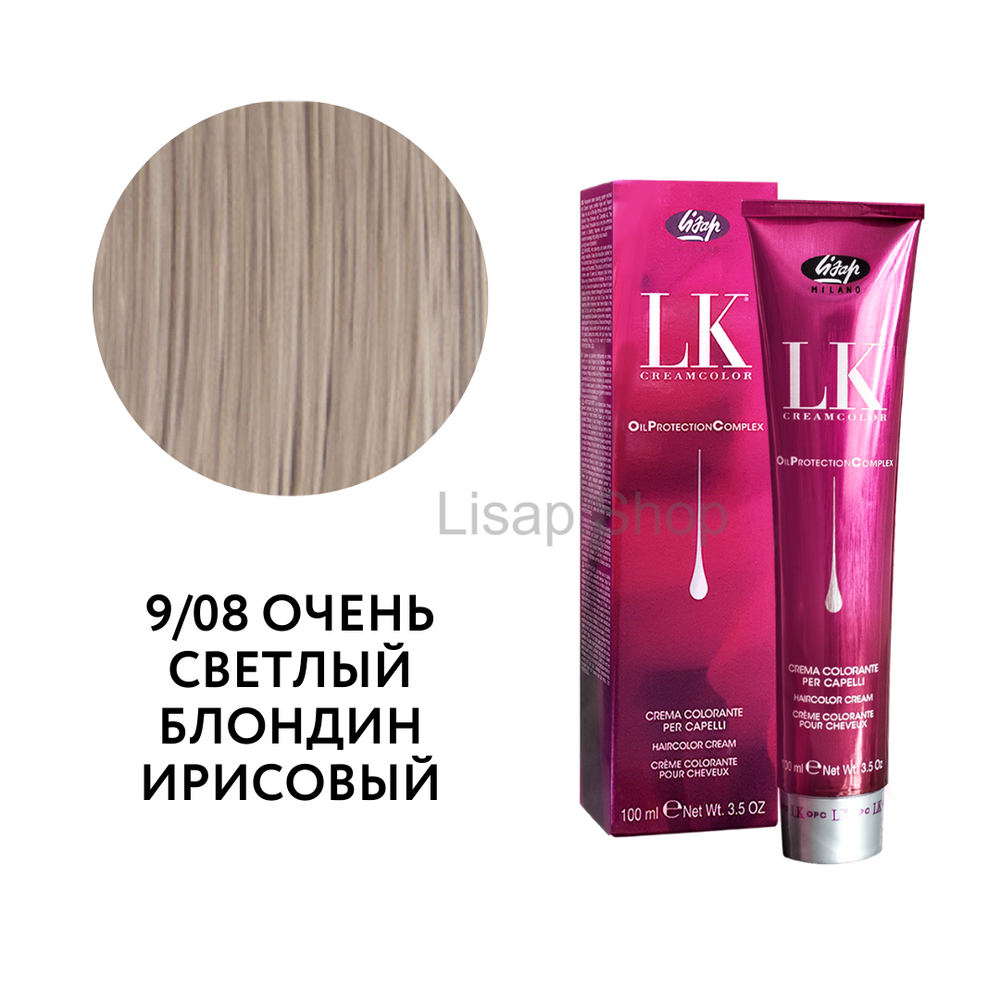 Перманентный краситель для волос "LK Oil Protection Complex" (100мл)