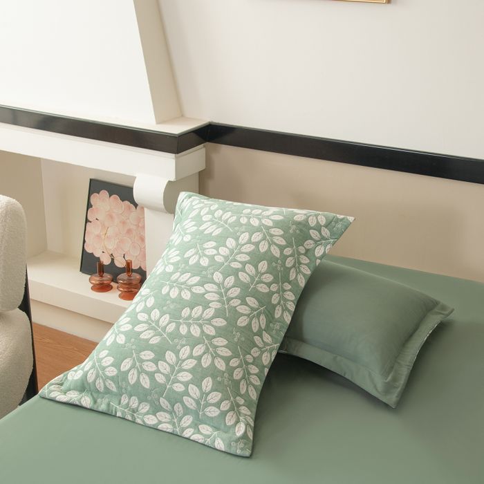 Комплект постельного белья с покрывалом Сатин Вуаль Авроры «Весенний сад»