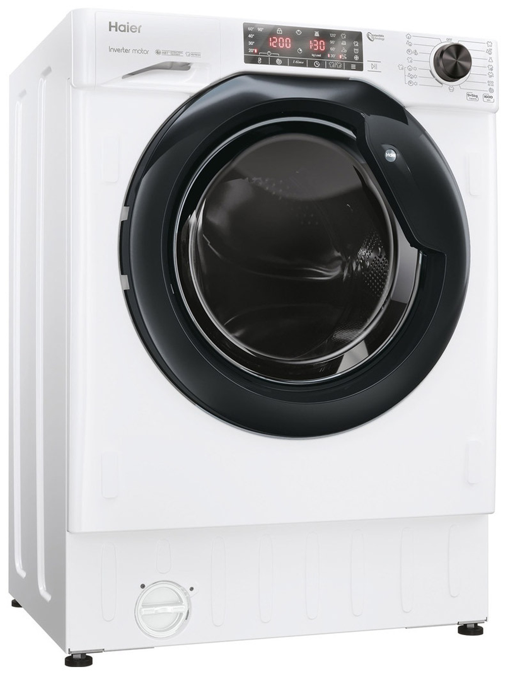 Встраиваемая стиральная машина Haier HWDQ90B416FWB-RU