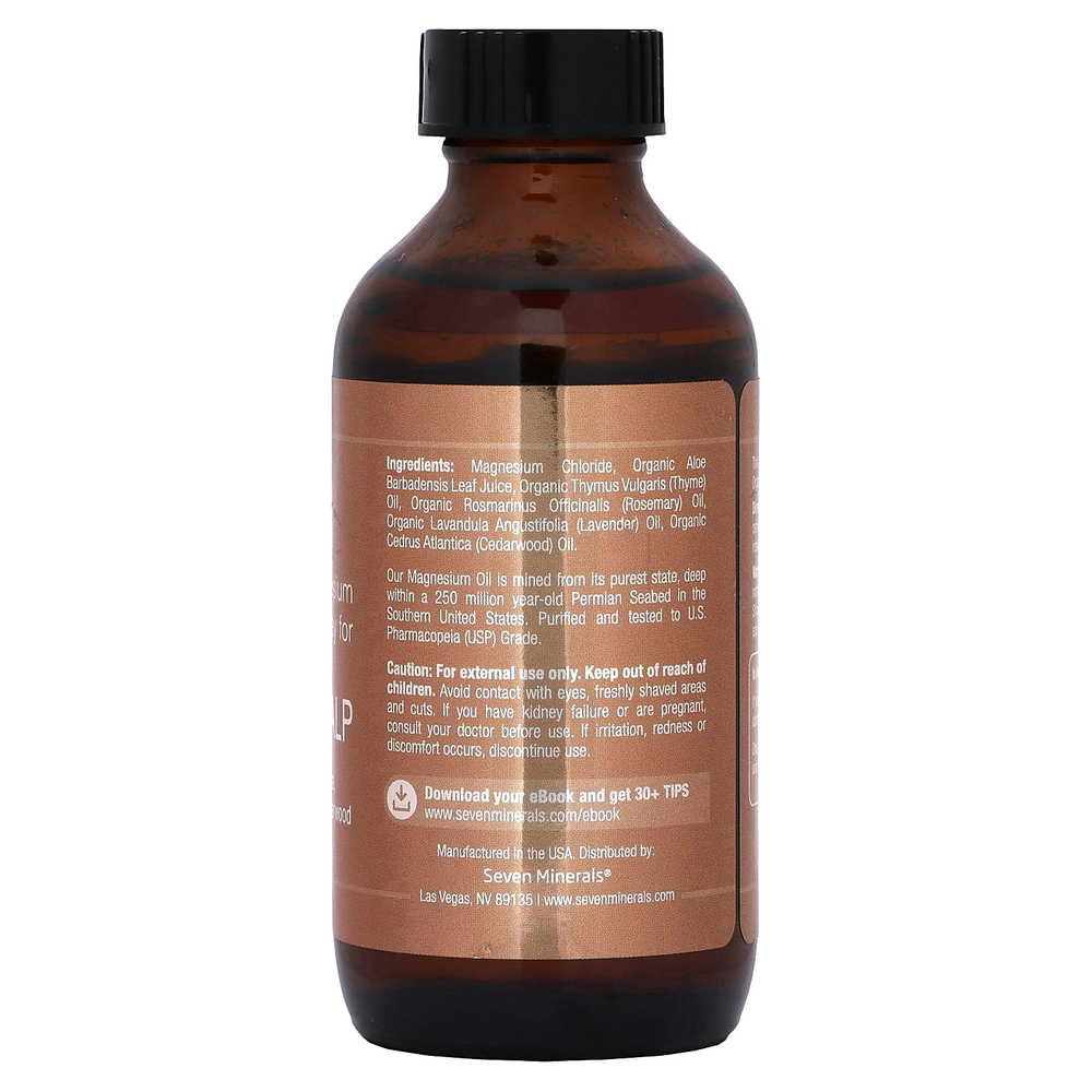Seven Minerals, Спрей с магниевым маслом, 118 мл (4 жидк. унц.)