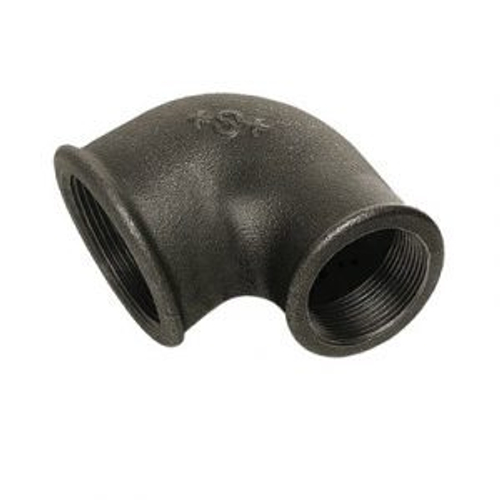 Угольник чугунный неоцинкованный 90° переходной внутренняя/внутренняя резьба