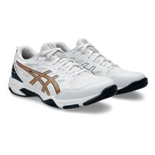 Кроссовки волейбольные мужские ASICS Gel-Rocket 11 1071A091 103, р.7.5(рос.39), бело-т.синий