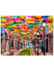 Картина по номерам "Улица зонтиков", 40х50 см