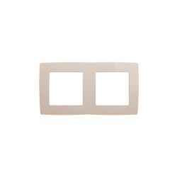 12-5002-02 ЭРА Рамка на 2 поста, Эра12, слоновая кость