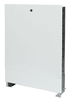 Шкаф коллекторный Грота ШРВ-0 встроенный до 3 отводов распределительный  670x125x406 мм.