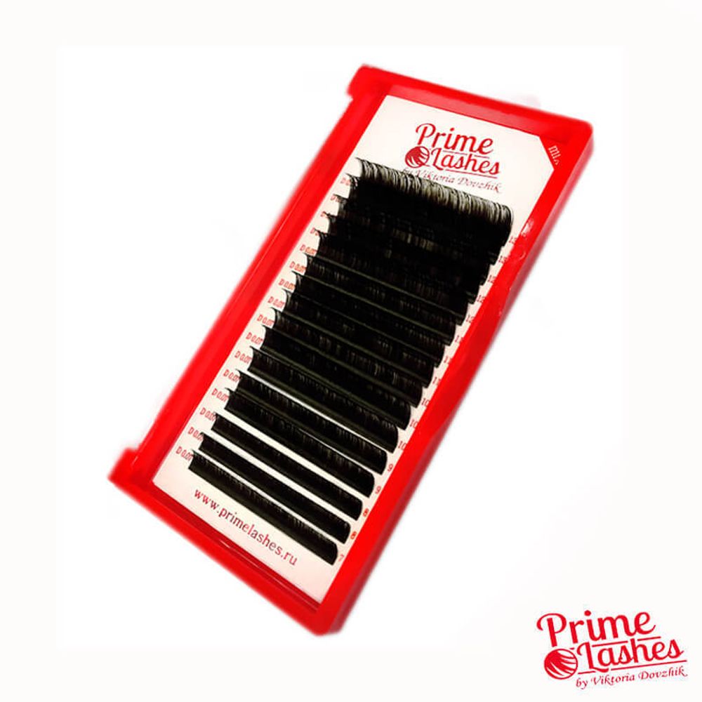 Фиолетовые темные ресницы Prime Lashes MIX - 6 линий