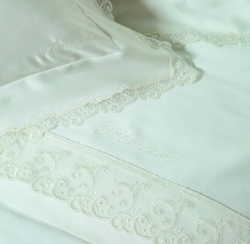 Постельное белье 2 спальное евро Blumarine Corredo Bianco белое