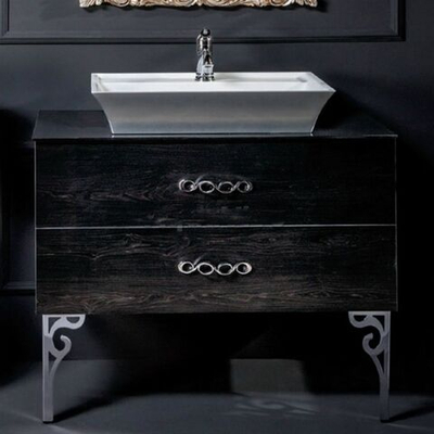 Тумба 110 см*48 (52) BLACK WOOD Armadi Art NeoArt 831-110-BW