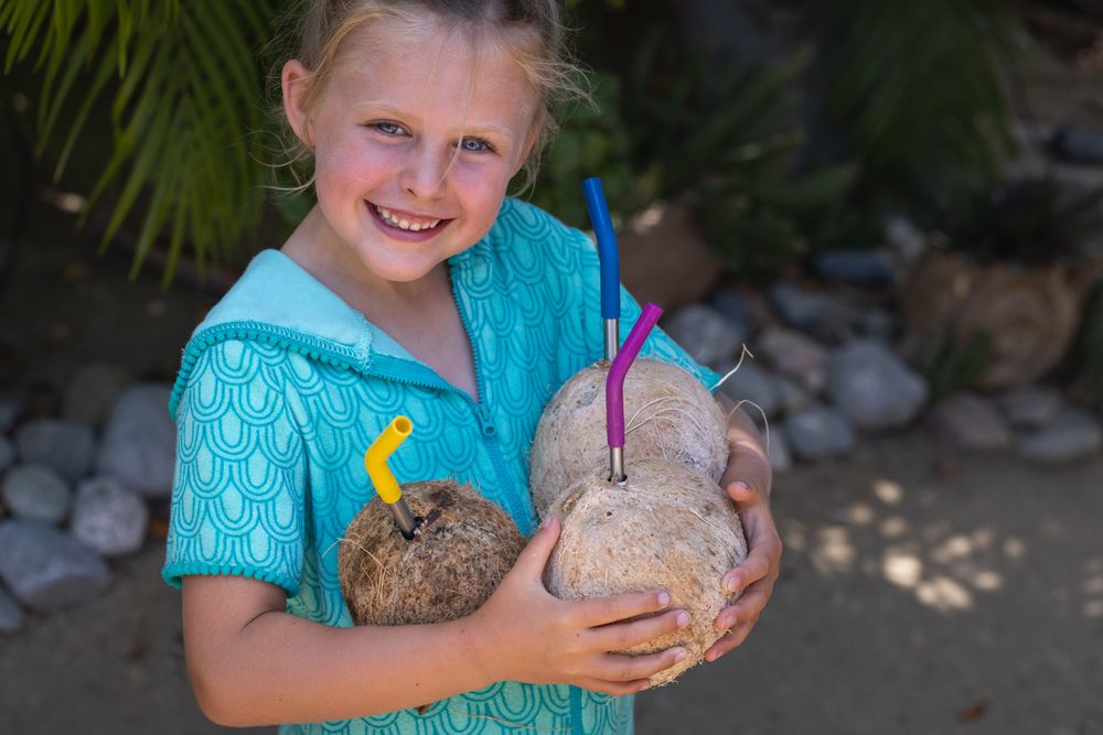 Трубочки для стаканов Klean Kanteen 8мм + 10мм - 6 шт Combo, с ёршиком