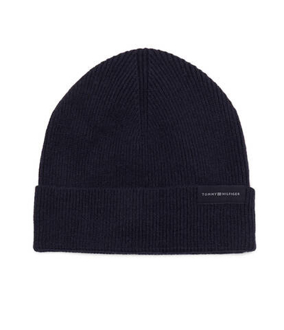 Шапка UPTOWN WOOL BEANIE Tommy Hilfiger - темно-синий(AM0AM11483)