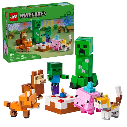 Конструктор LEGO Minecraft 21281 Празднование дня рождения поросенка