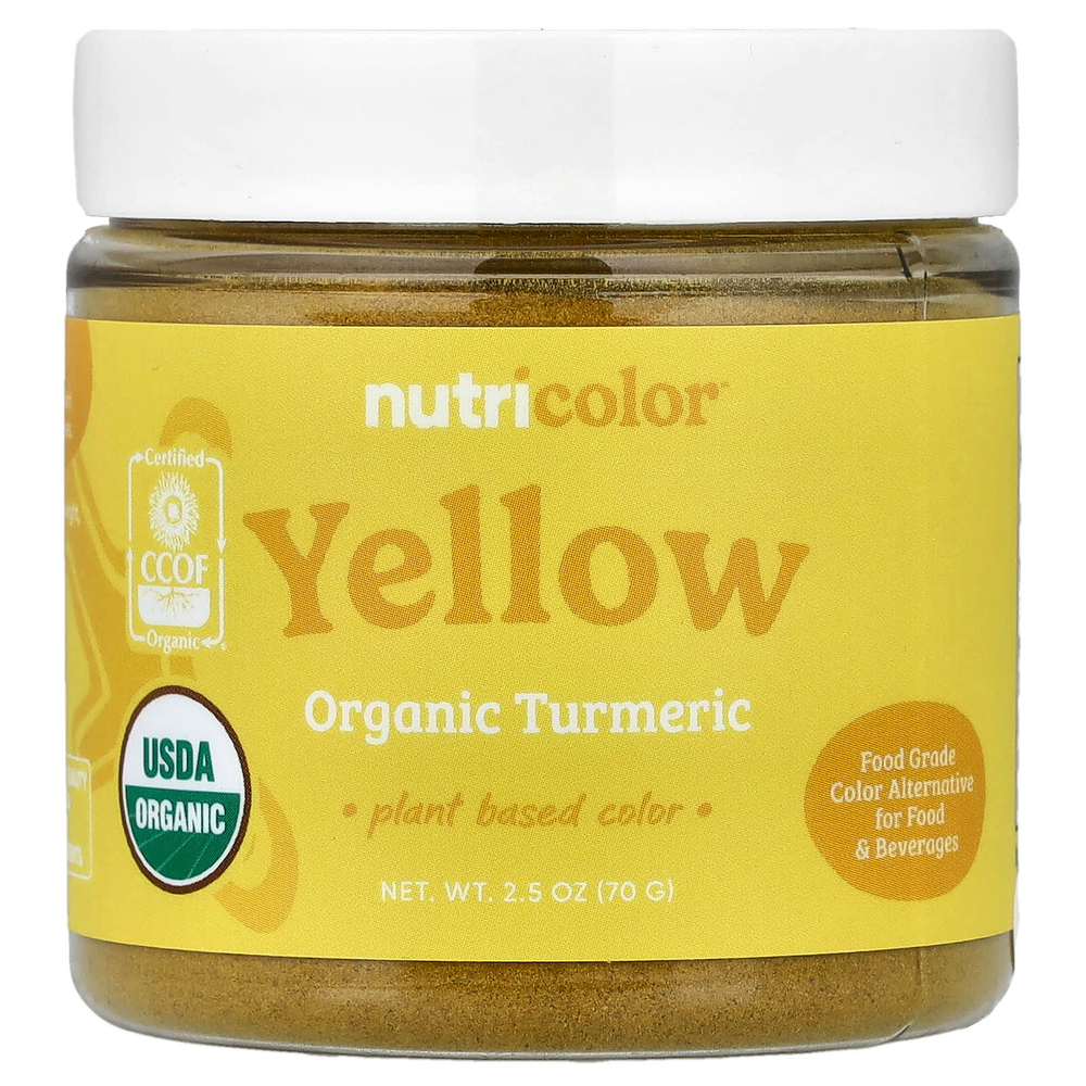 Nutricost, Nutricolor™, желтая органическая куркума, 70 г (2,5 унции)