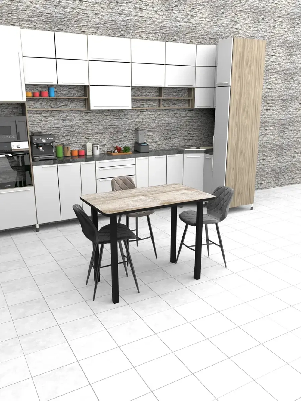 Обеденный стол "Многолетний дуб" 100x70 см