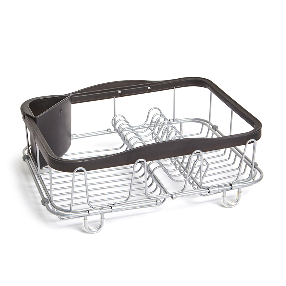 Сушилка для посуды sinkin, 28х14х47 см, черный, никель