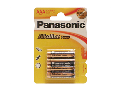 Батарейки Panasonic Alkiline power AAA щелочные 4 шт