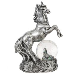 GAEM Фигурка декор в стекл шаре "Лошадь", L10 W5 H14 см, 2в.