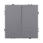 Механизм управления жалюзи 2-клавишный, серый Kollinger Eclipse EC-013GY