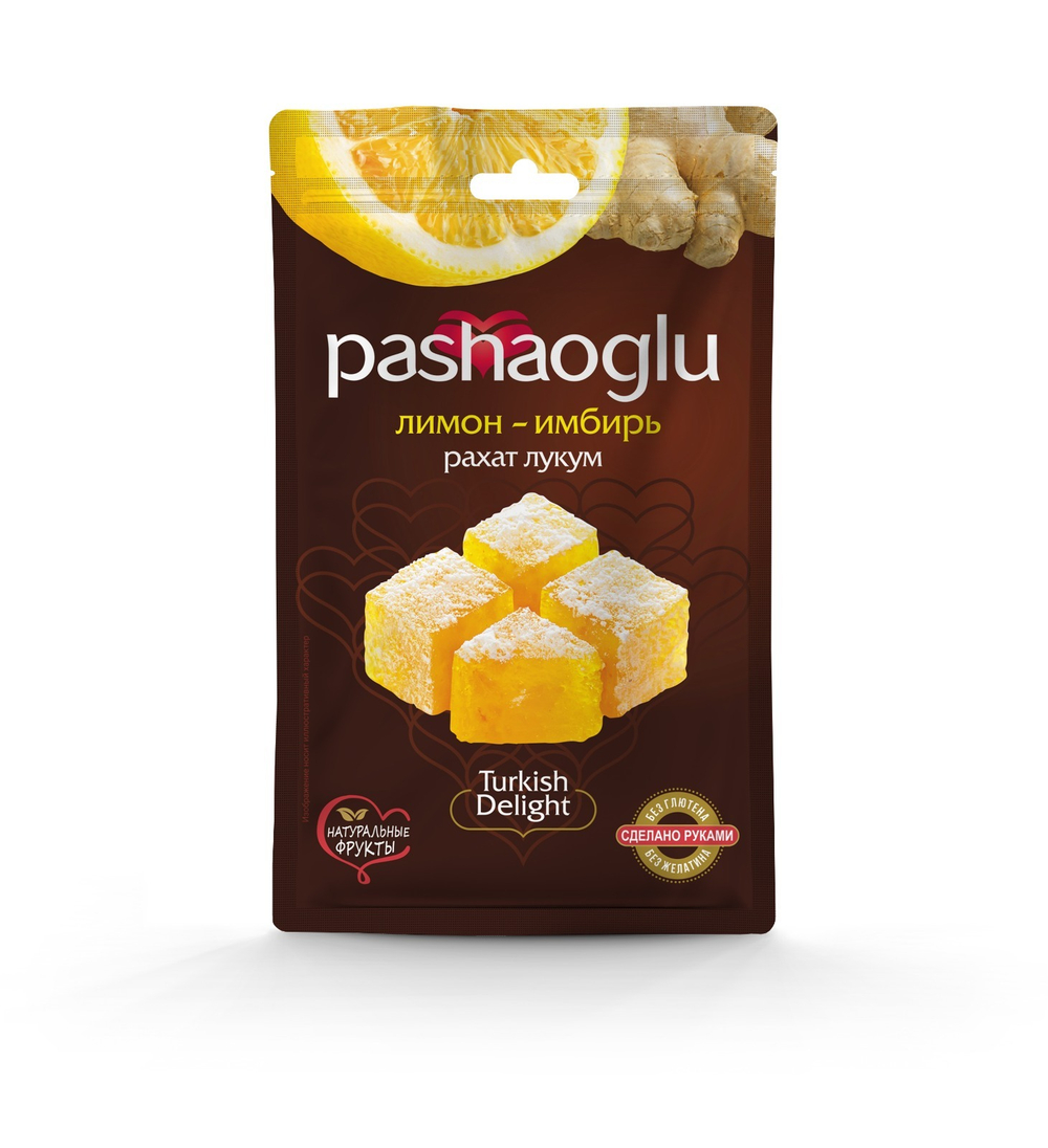 Рахат-Лукум "Pashaoglu" 150 гр  лимон-имбирь