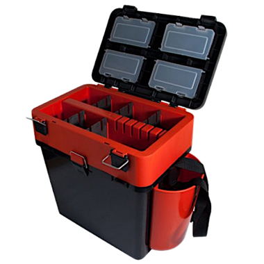 Ящик зимний Helios FishBox Двухсекционный 19л Оранжевый