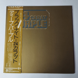 Винтажная виниловая пластинка LP Deep Purple 24 Carat Purple (Japan 1975) (Obi) Never Before P-10029W