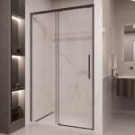 Душевая дверь Stella VDS-1ST140CLB, 1400, черный, стекло прозрачное