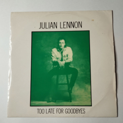 Винтажная виниловая пластинка LP Julian Lennon Too Late For Goodbyes (UK 1984) Maxi Single 45 RPM