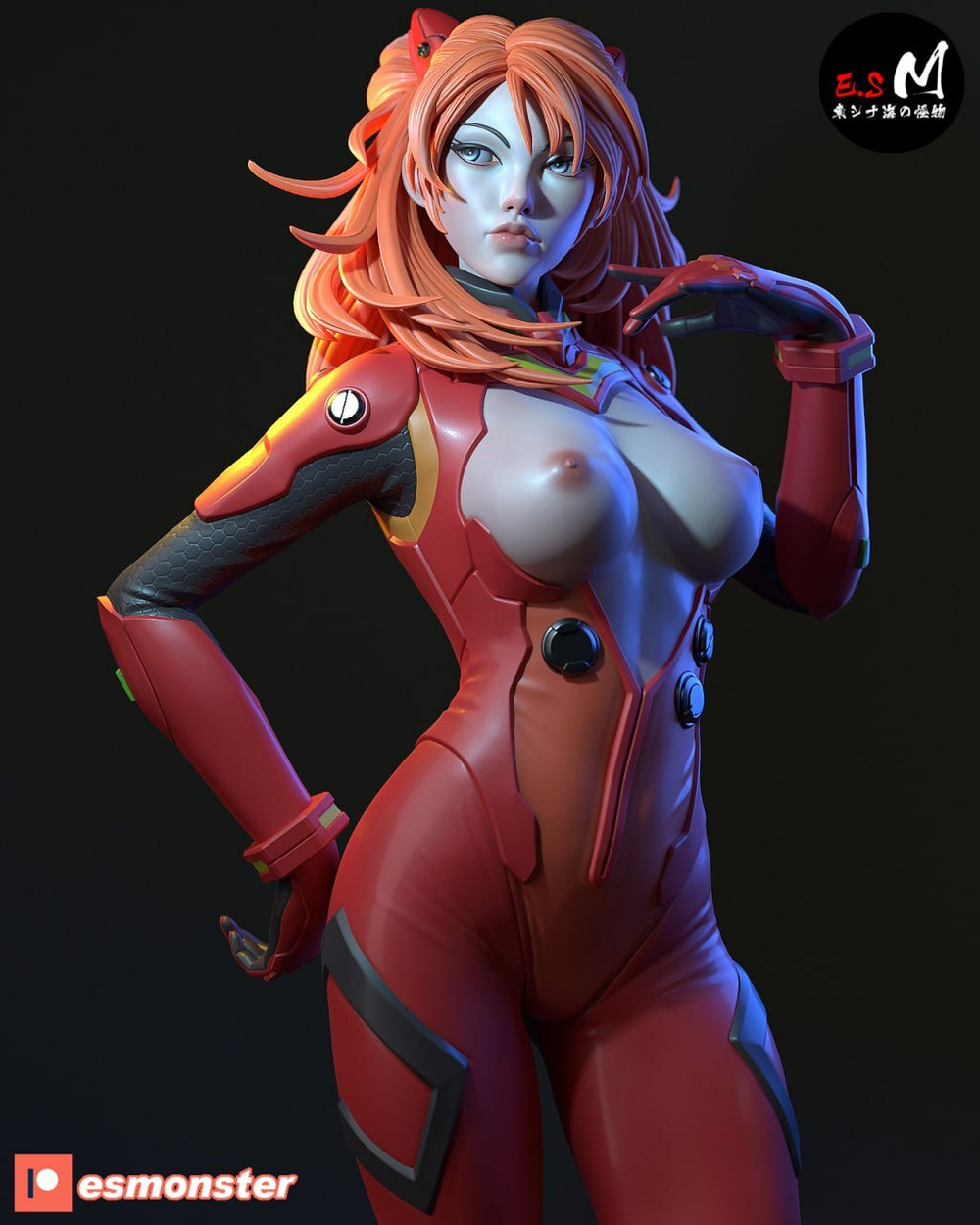 Евангелион Аска Лэнгли Сорью Фигурка NSFW Evangelion Asuka Langley Sohryu