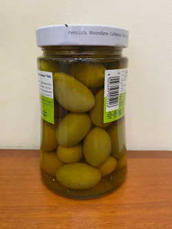 Зеленые гигантские оливки с косточкой Damico 730 гр Италия