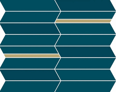 Мозаика Blue Glossy Mosaico Infinity 30.7x38.7