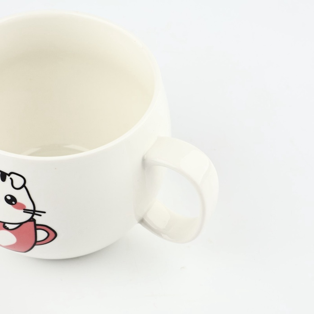 Кружка чайная керамическая «Для большого счастья», 600 мл