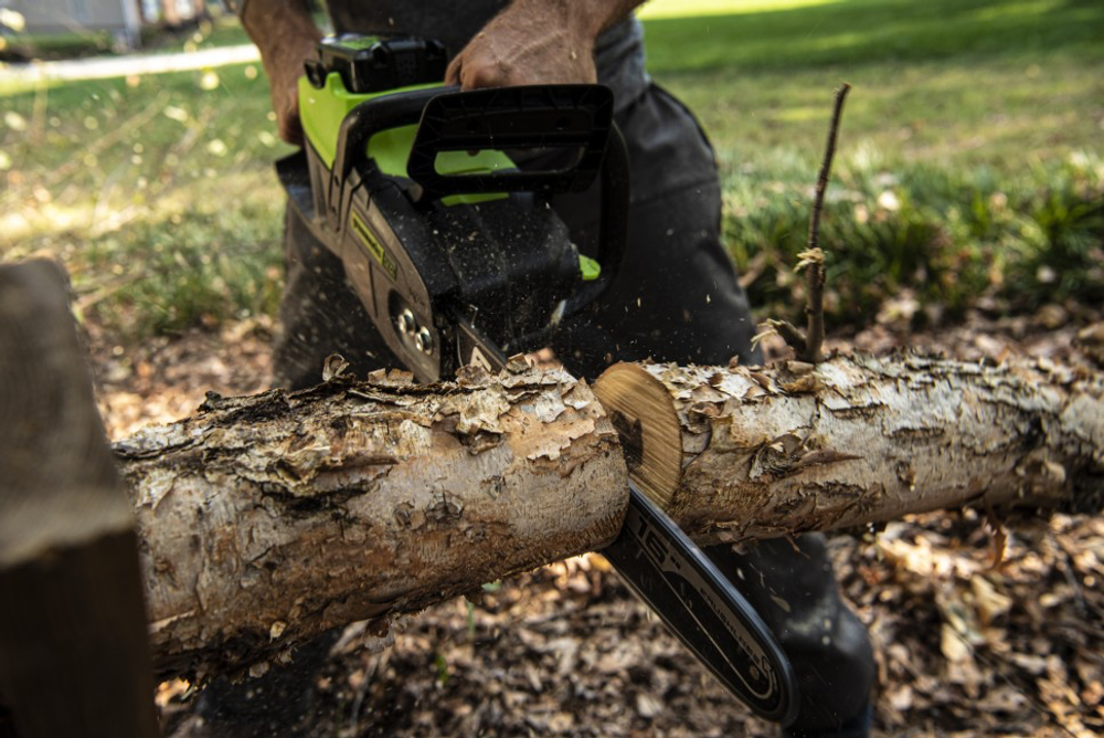 Цепная пила аккумуляторная GreenWorks GD60CS25, 60V, 40 см, бесщеточная, 2500 Вт, без АКБ и ЗУ (2008907)