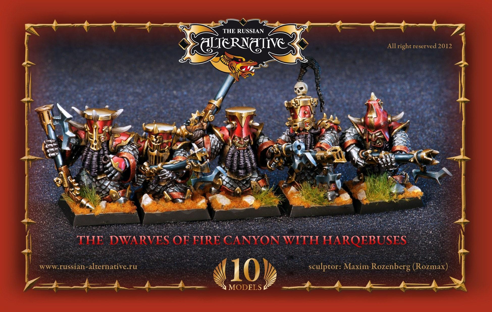 Dwarves of Fire Canyon with Harqebuses