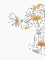 Футболка с длинным рукавом Mjölk Зонтики