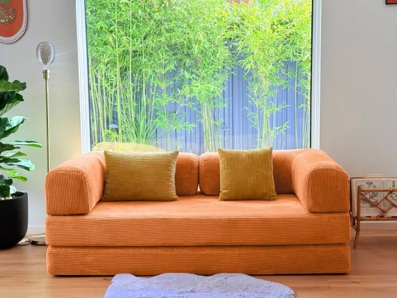 Диван Teddy, оранжевый