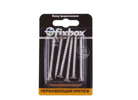 Саморезы универсальные нержавеющие 5,0х 55 (6 шт) Fixbox 566310