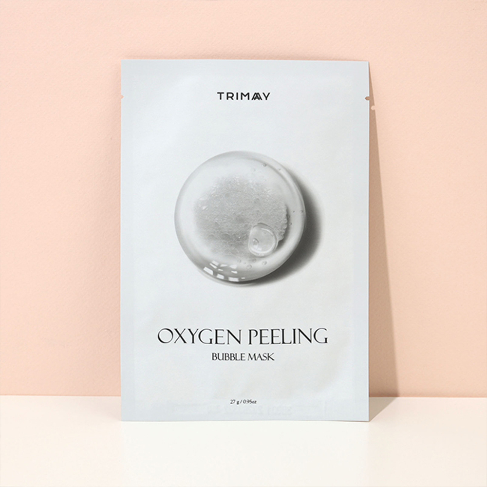 Тканевая очищающая кислородная маска для лица TRIMAY Oxygen Peeling Bubble Mask