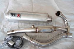 Full Exhaust System for Honda CRF250L-M-Rally (2012-2020). Made in Thailand. MOTO-X V.1