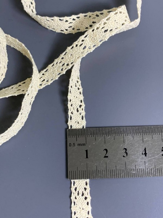 Тесьма хб, беж, 1,0см AF8493