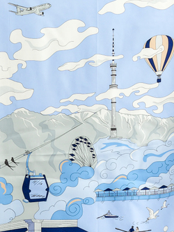 Платок, шелк