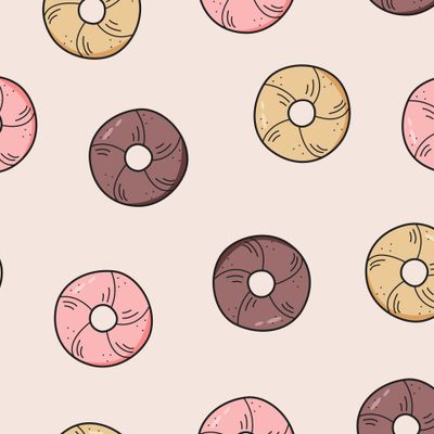 Пончики с глазурью