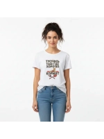 Футболка больших размеров с принтом