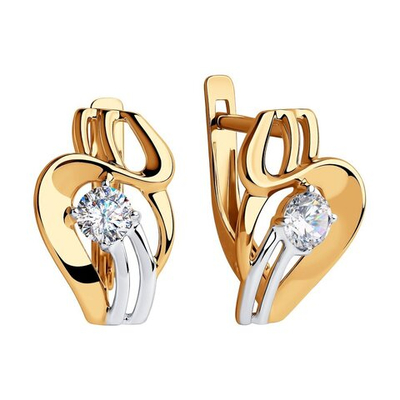 Серьги Au 585 (028296)