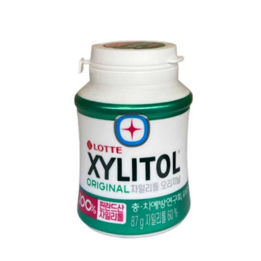 Жевательная резинка Lotte Xylitol Яблочная мята 87 г