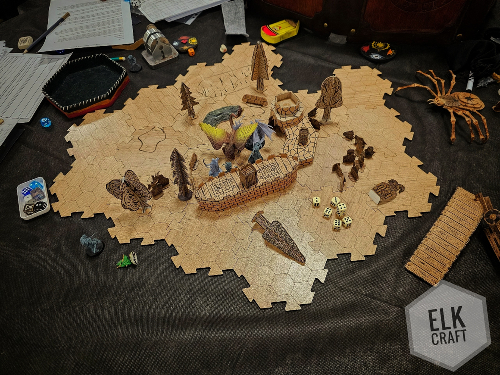 Поле для НРИ Гексы.