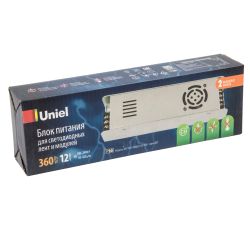 UET-VAS-360A20 12V IP20 Блок питания. 360Вт. Металлический корпус. TM Uniel