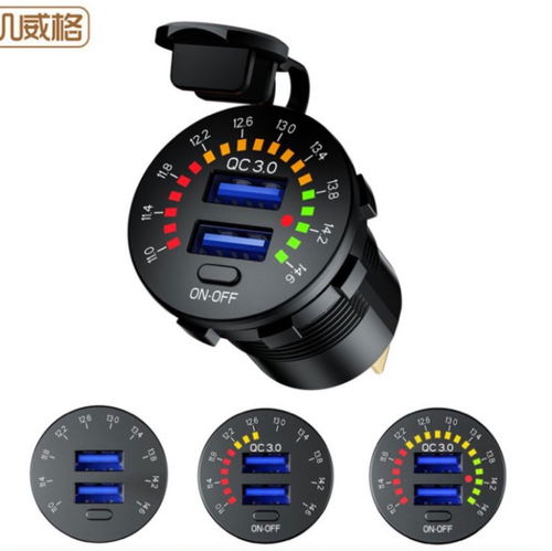 Разъём USB в авто (врезной), Boeing 777, черный