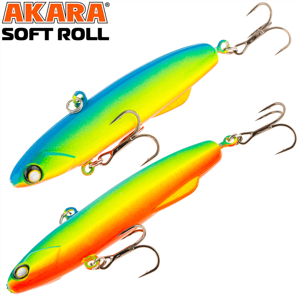 Воблер Akara раттлин Soft Roll 80 мм 28 гр. A 61