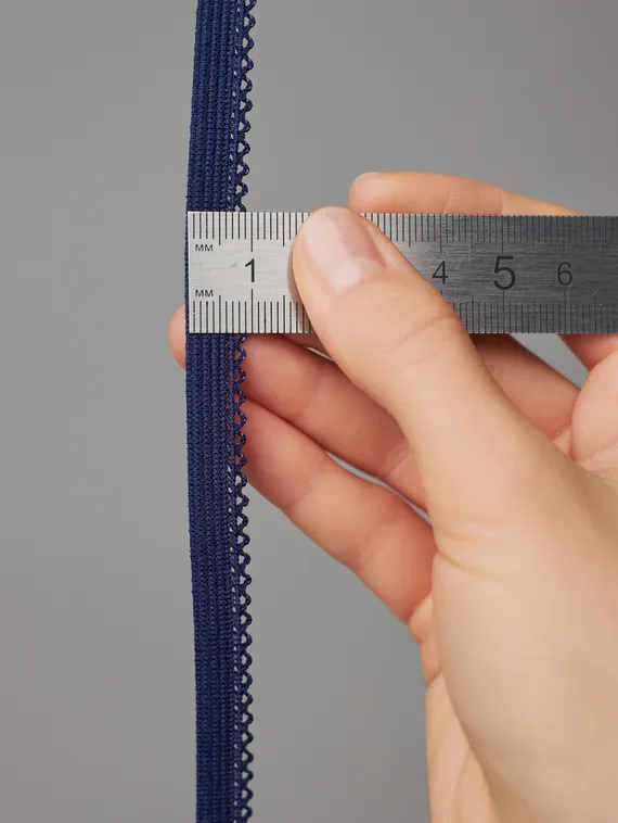 061 К-94/9 Резинка ажурная Lauma 9 мм, темно-синий 061